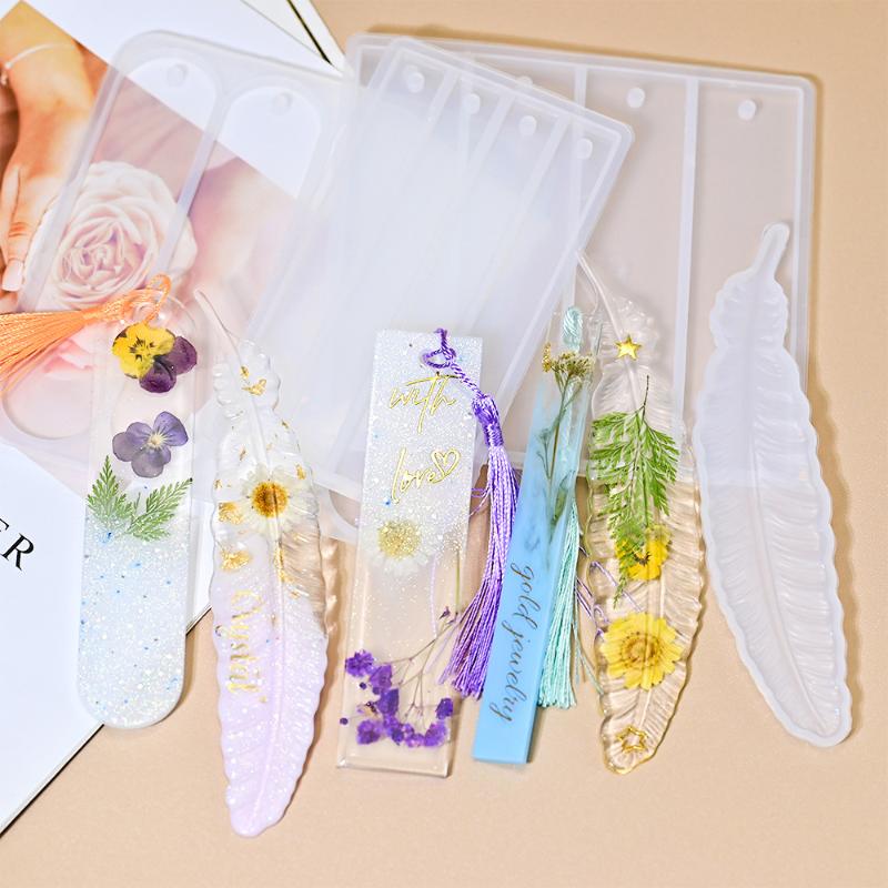 Bookmark Silicone Mold Rectangle Epoxy Resin Casting Mould For Diy Epoxy Resin Book Decoration Crafts Accessories