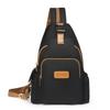 Large Capacity Backpack Water-Repellent Nylon Bag Multi-Functional Chest Bag Women's Travel Shoulder Bag
