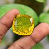 45.2 Ct NATURAL Yellow Topaz Square Cushion Cut Gemstone For Gifting