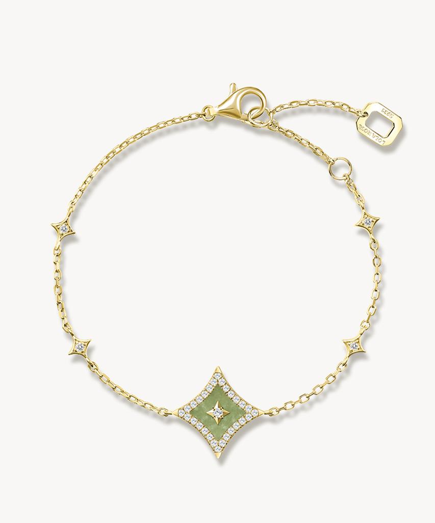 Lola Rose Starry Aventurine Women'S Gemstone Layered Bracelet
