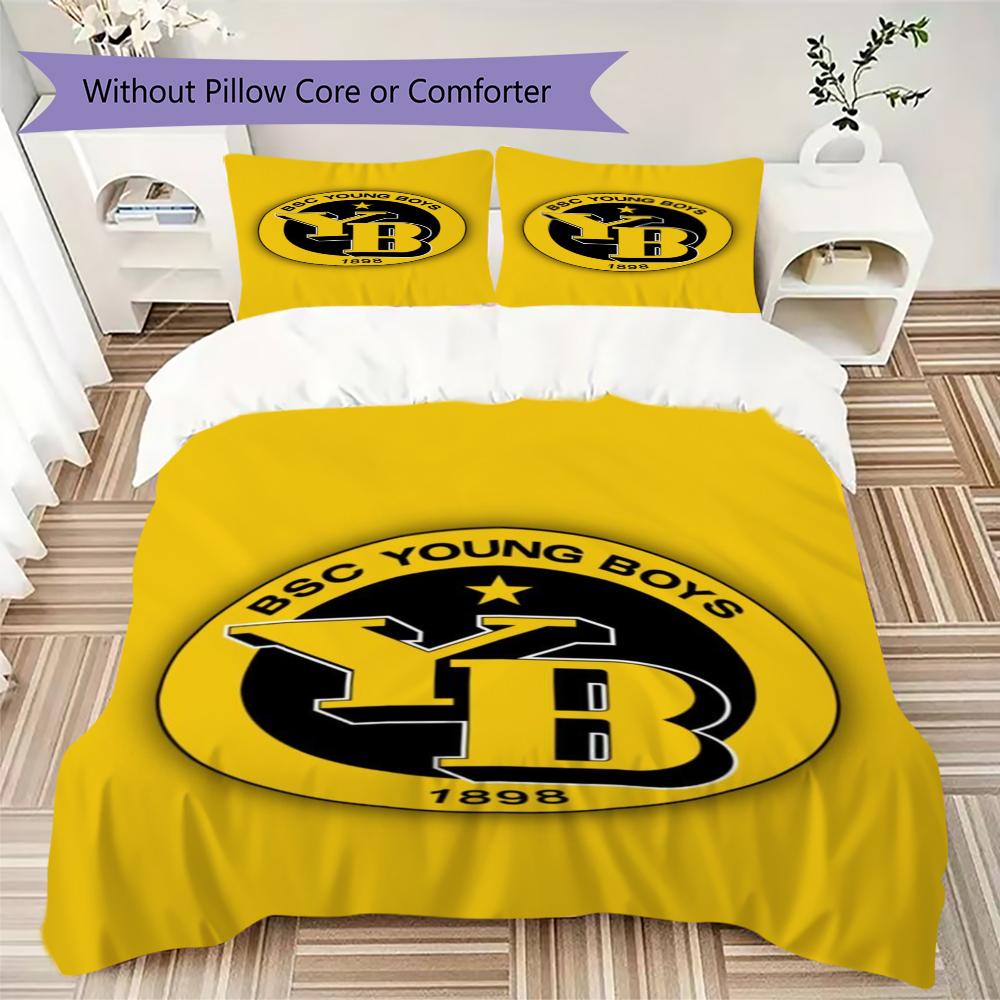 BSC Young Pattern Set Copripiumino Trapuntato Copripiumino Federa Decorazione per la Casa Regalo di Compleanno (1 * copripiumino + 2 * federe senza imbottitura)22
