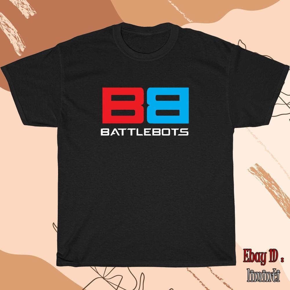Battlebots Merch Logo Men s Black/Grey/Whi wbr/ te/Navy T-Shirt Shipped from USA Unisex T-Shirt S