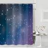 Perdele de duș modernă Perdele de duș strălucitoare de modă țesătură din poliester Perdele de baie impermeabile Perdele despărțitoare de baie 12 cârlig