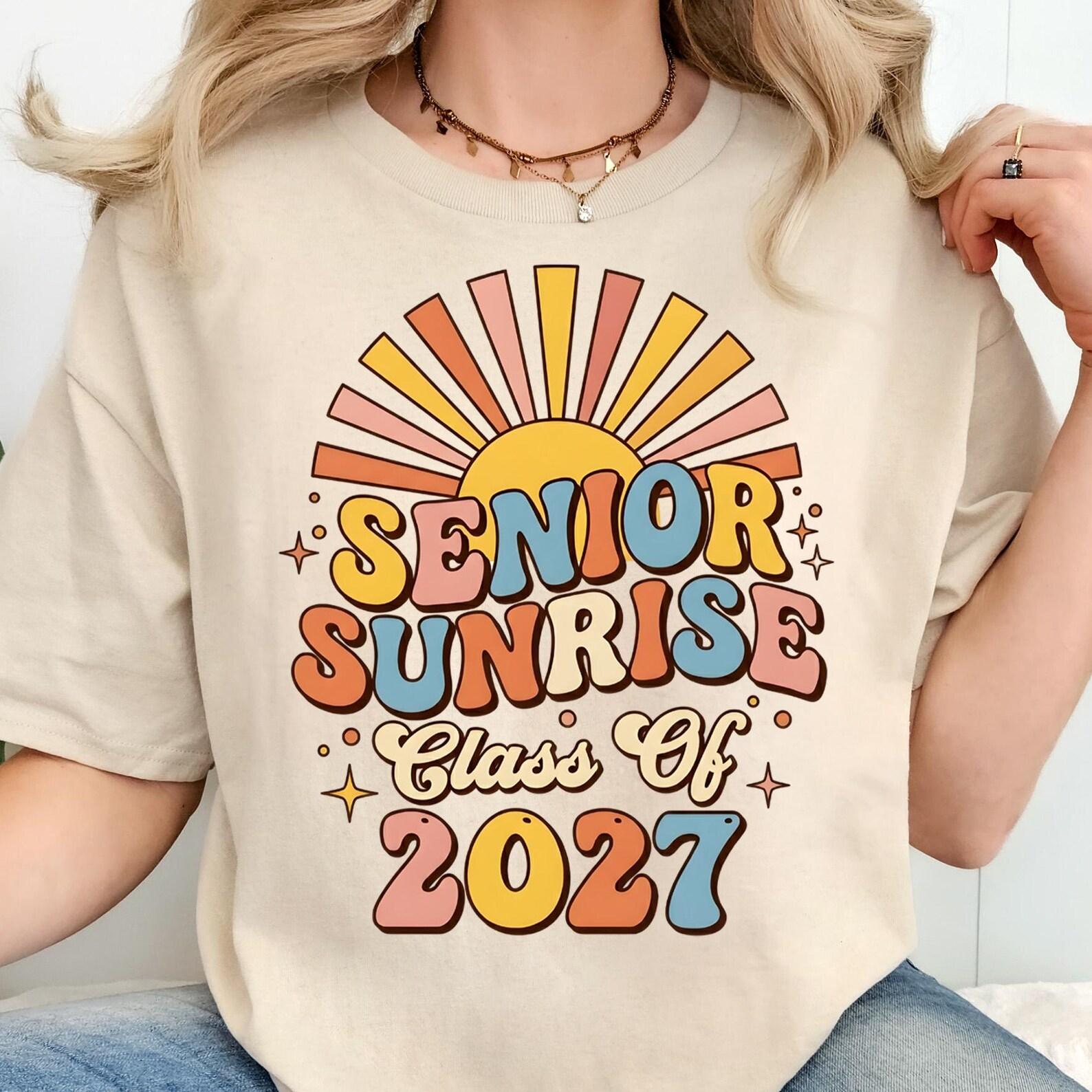 2027 senior Sunrise shirts, senior gift, senior mom shirt, senior Sunrise 2027 shirt, senior 2027 shirt, vintage tee 2XL