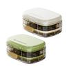Pill Box Compact Weekly Pill Organizer with Sealing System Moisture-Proof Container Separate Compartments Pill Dispenser for Morning Noon Evening