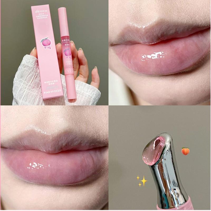 PinkyFocus Sweet Essence Lip Oil Moisturizing and Nourishing Lighten Lip Lines Care Lip Balm