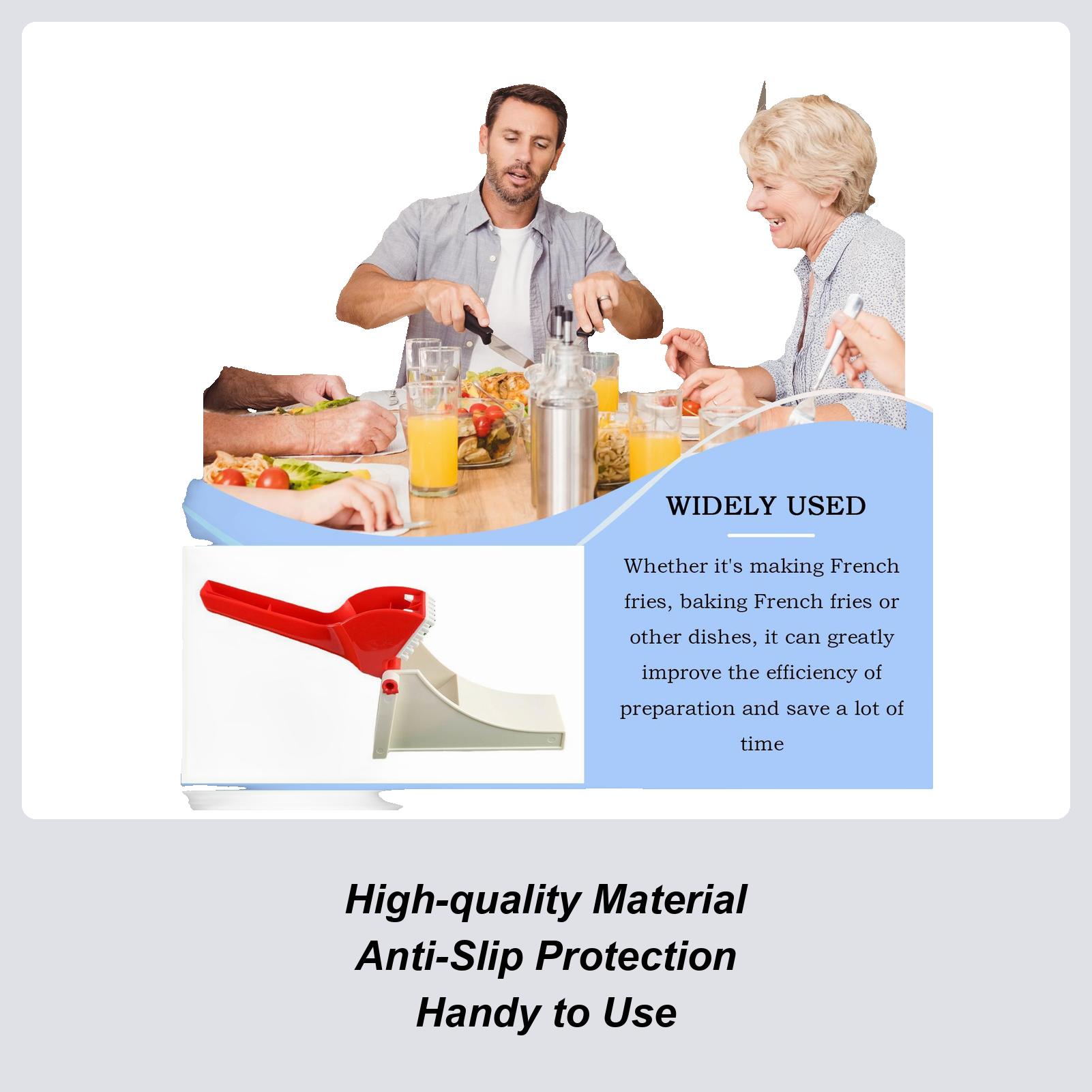 French Fries Cutter Kitchen Gadget Manual Hand Zucchini Cutter For Veggie Potato Carrot French Fries Home Cooks Restaurant CN