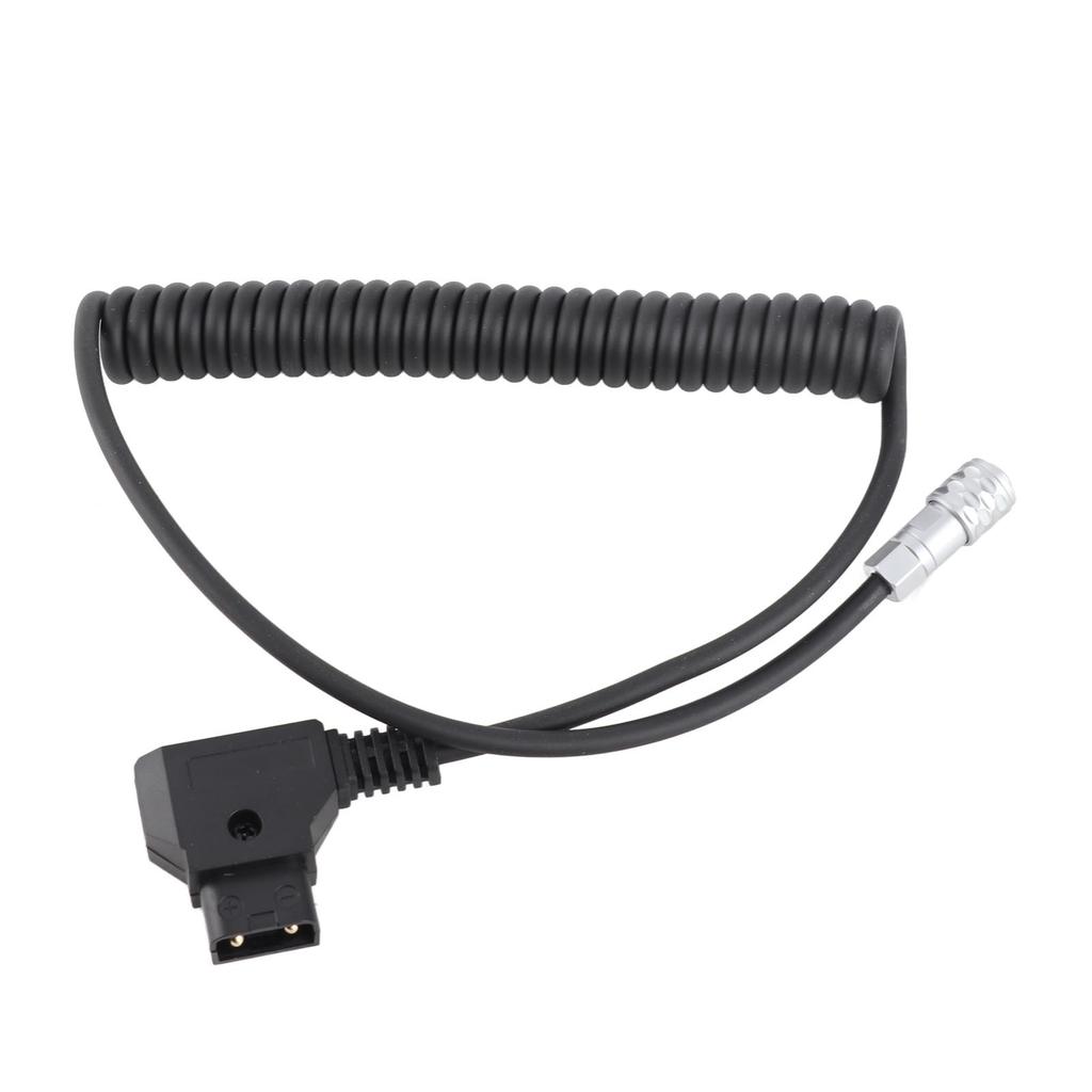 D Tap to 4K Spring Power Cord for Blackmagic Pocket Cinema Camera 4K   Gold Mount V Mount B