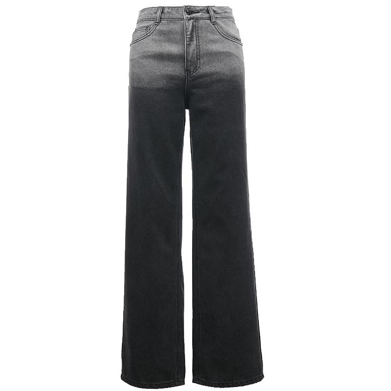 

VEROMODA Women s Mid-Rise Gradient Straight-Leg Jeans 170/72A/L