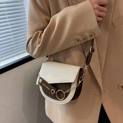 Kadın Eyer Çantaları Clutch Çantalar Yeni Haberci Çantaları Zincir Kapaklı Omuz Çantaları Düz Renk Lüks Tasarımcı Çapraz Çanta