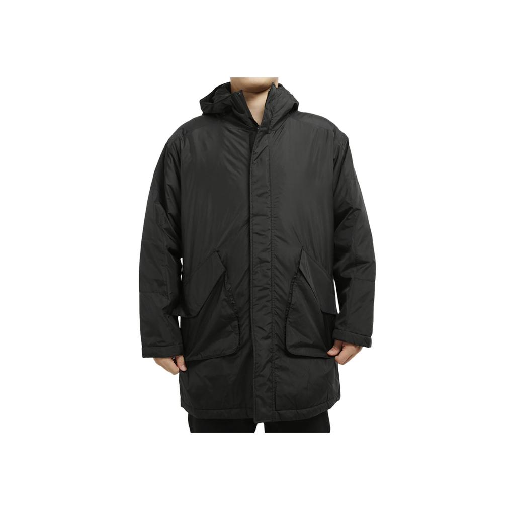 Adidas Field Parka Woven Hooded Jacket Men Outerwear Black EH3964
