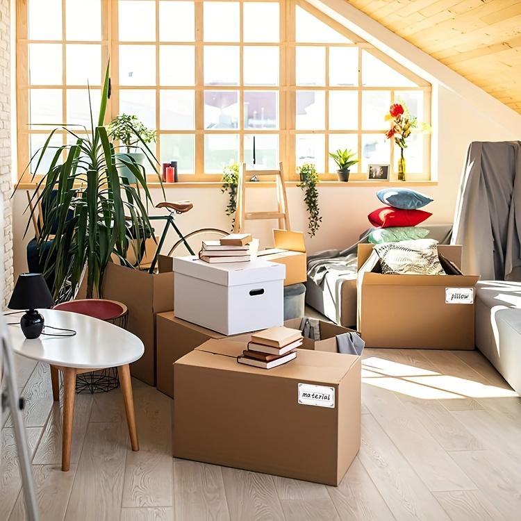 600 Folhas/Rolo Etiquetas para Congelador - À Prova d'Água e à Prova de Óleo, Adesivos com Adesivo para Baixa Temperatura, Escrevíveis à Mão para Alimentos Congelados