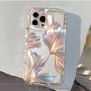 Fashionable Dazzling Ginkgo Leaves Phone Case For IPhone 17E 17 Pro Max Air 16 15 11 14 13 12 Plus 16E Clear Durable Soft Cover