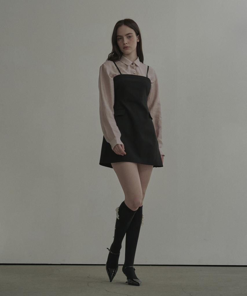 Mausolleum Neil Sleeveless Suit Dress - Black