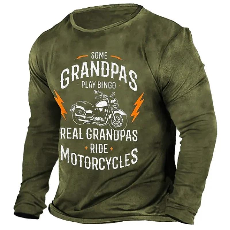 Tricou nou de primăvară și toamnă 2023 pentru bărbați, cu mânecă lungă, mărime mare, imprimare digitală 3D, top la modă cu gât rotund