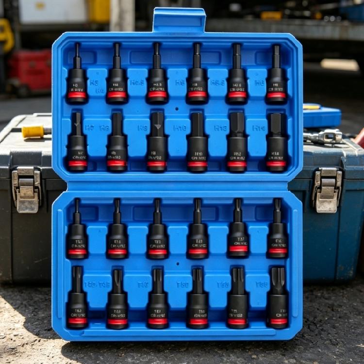24Pcs Universal 38Inch Hexagonal Shank Socket Bit Set Hexagonal / Bit Socket For Automotive And Industrial Applications