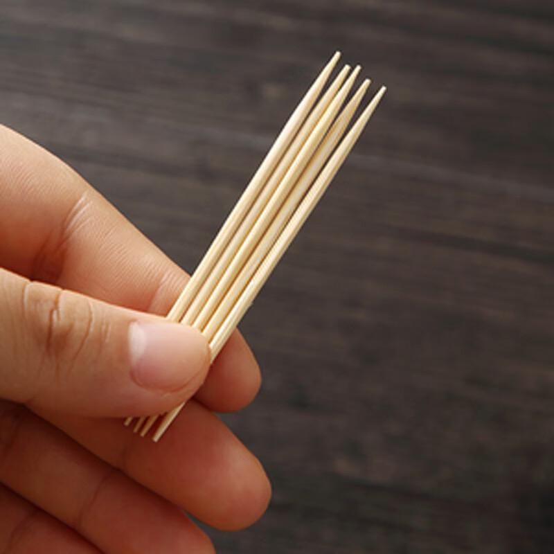 Homeglen Disposable Double-Ended Bamboo Toothpicks