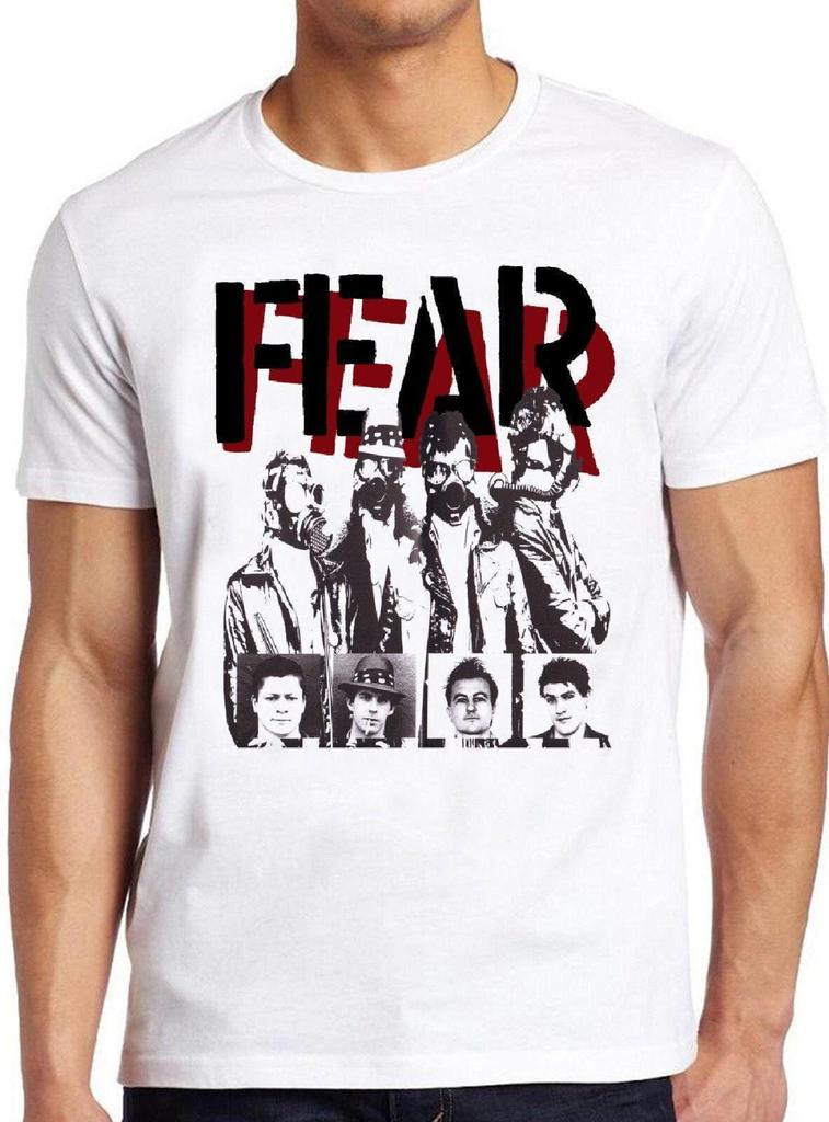 Fear T Shirt B2265 Mask Music Rock Punk Band Top Tee