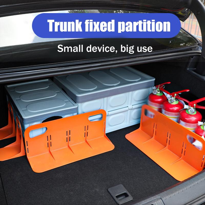 Car Trunk Organizer Adhesive Anti-Slip Angle Support Bracket Shake-proof Fence Storage Holderfor Secure Storage