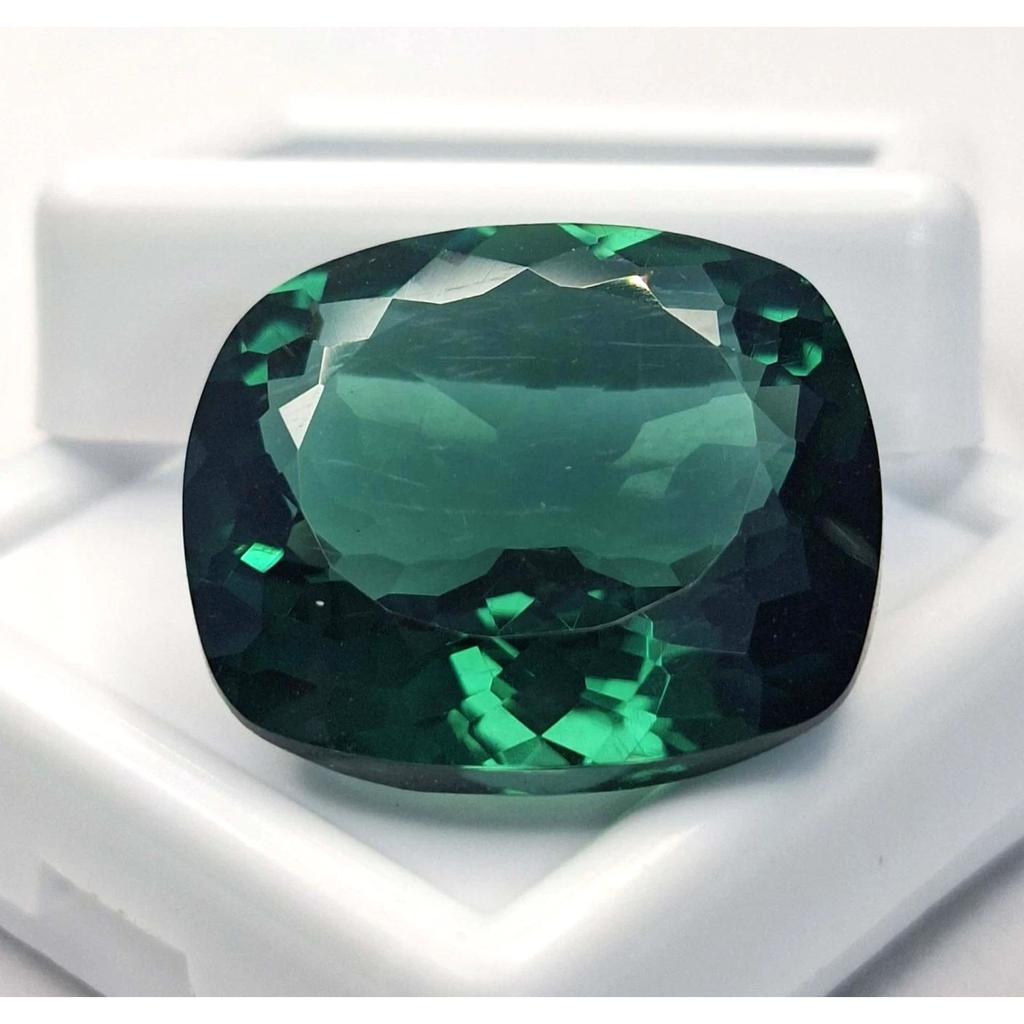 Stunning Green Tourmaline Natural Cushion Cut 21-23 Ct Certified Loose Gemstone
