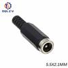 DC Power Male Jack 5.5X2.5MM 5.5X2.1MM Power Adapter Connector For Socket Repairs Tool 5.5*2.1mm 5.5*2.5mm