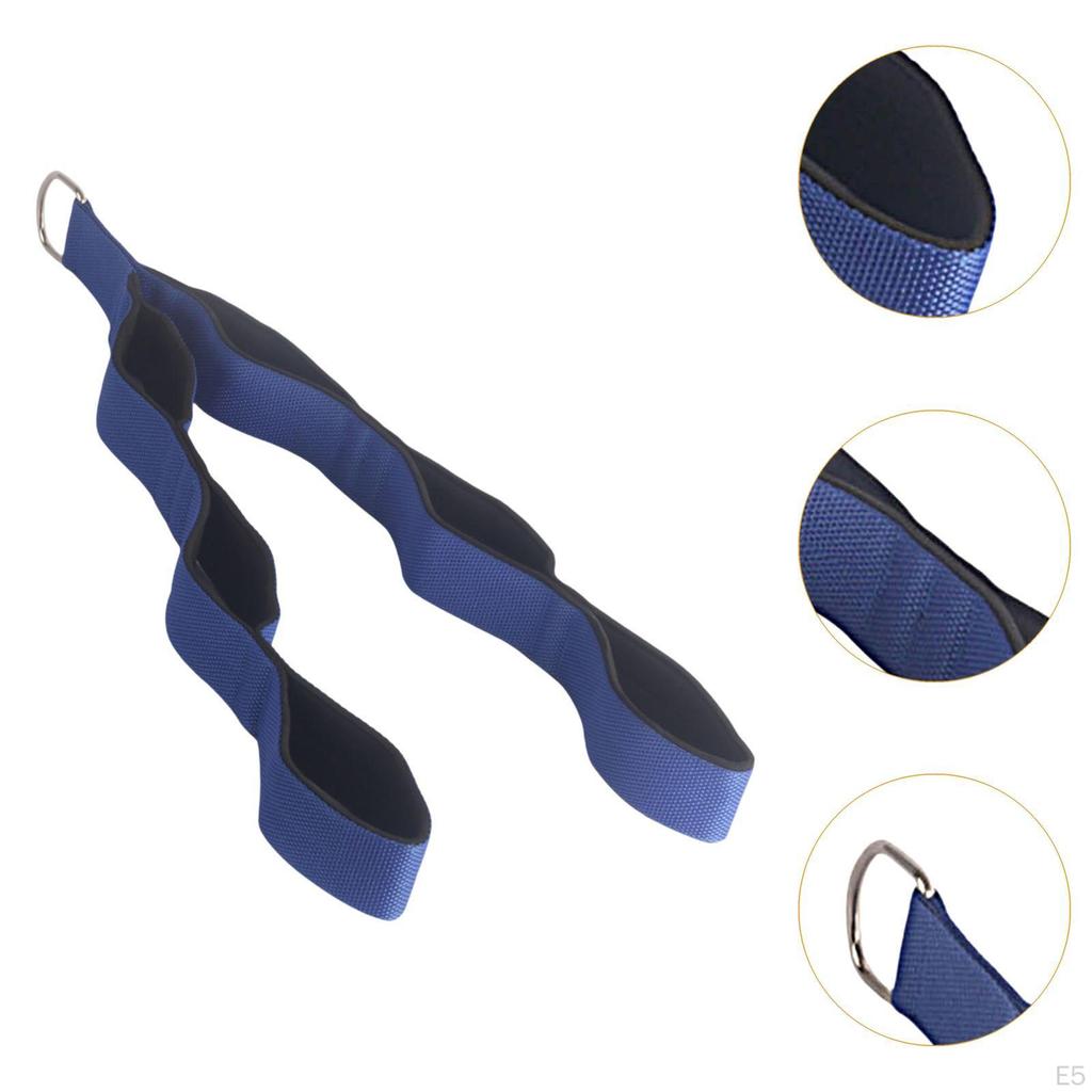 Cable Attachment for Tricep Rope with Multi-Length Handles Pull Down Exercises