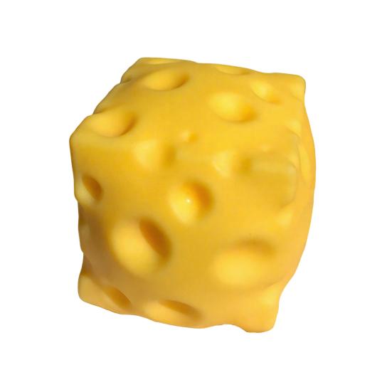 Cheese Squeeze Toy Stress Relief Fidget Toy Cheese Cube Relaxation Focus Aid Simulated Cheese Sensory 6cm