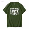 Silent Hill  Pyramid Head Limited T Shirt Japanese Horror Survival Game Sh long or short sleeves vintage Washed Comfortable