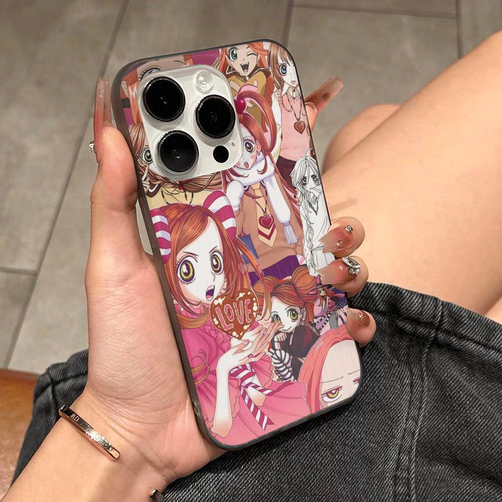 Anime Sugar Sugar Rune Phone Case For IPhone 17 16 15 14 13 12 11 Pro Max Plus Pro Stripe Soft Cover