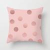 New Pink Marble Ultra-short Velvet Pillowcase Home Sofa Car Cushion Cover Can Be Selected for Your Own Pattern