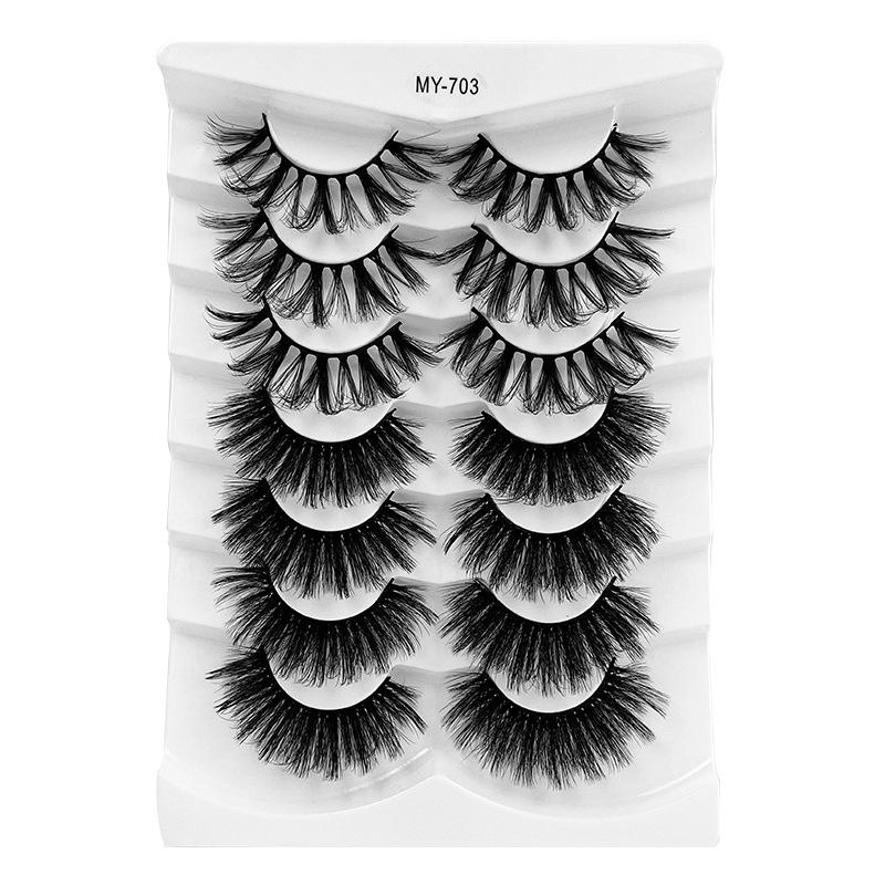 7 Pairs  Lashes Mink Individual Lashes Magnetic Lashes Lashes Extension Lashes That Look Like Extensions Lashes Extension Hk  Lashes Natural Look