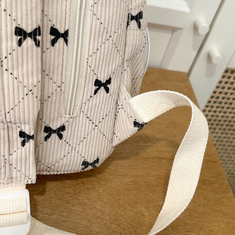 Student School Bag Bow Ribbon Large Capacity Backpack Computer Backpack