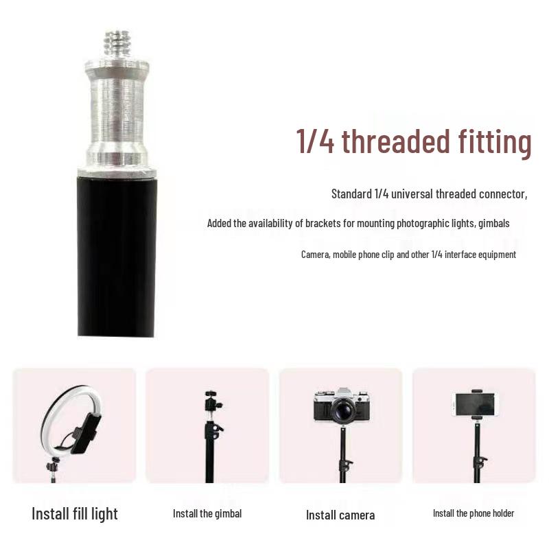 2.1m Beauty Light Stand with Tripod for Live and Fill Lighting