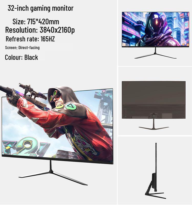 22-27 Inch Frameless Curved 4K IPS Gaming Monitor