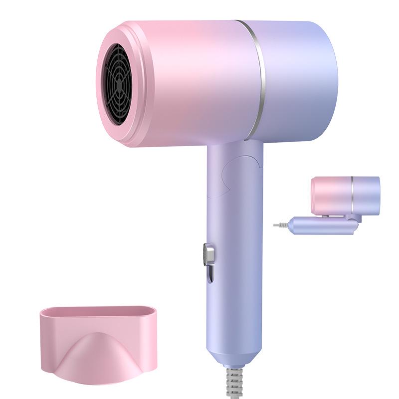 Portable High-Power Folding Hair Dryer for Quick Drying and Home Use