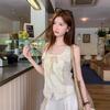 Summer New Sweet and Spicy Style Lace-up Sling Vest Women's Waist Thin and Versatile Design Temperament Top