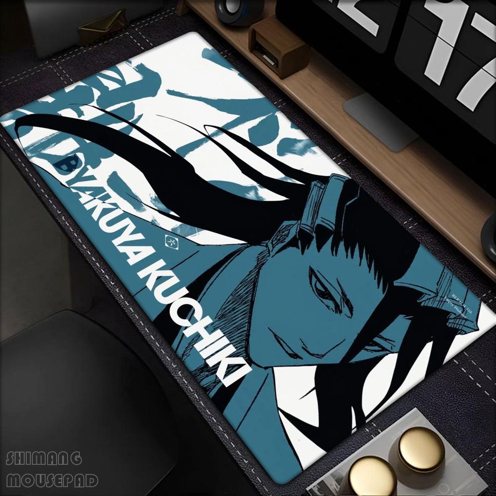 Heißes Bleichmauspad Anime Groß Kuchiki Byakuya Mauspads Manga-Panel Laptop Büro Gummi Weich Tisch PC Gaming HD-Druckmatte
