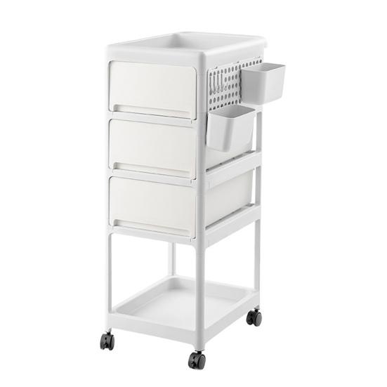 Ruchomy wózek narzędziowy z półką, ruchomy organizer z szufladami i wózek do przechowywania w pokoju dziecięcym, wózek do przechowywania