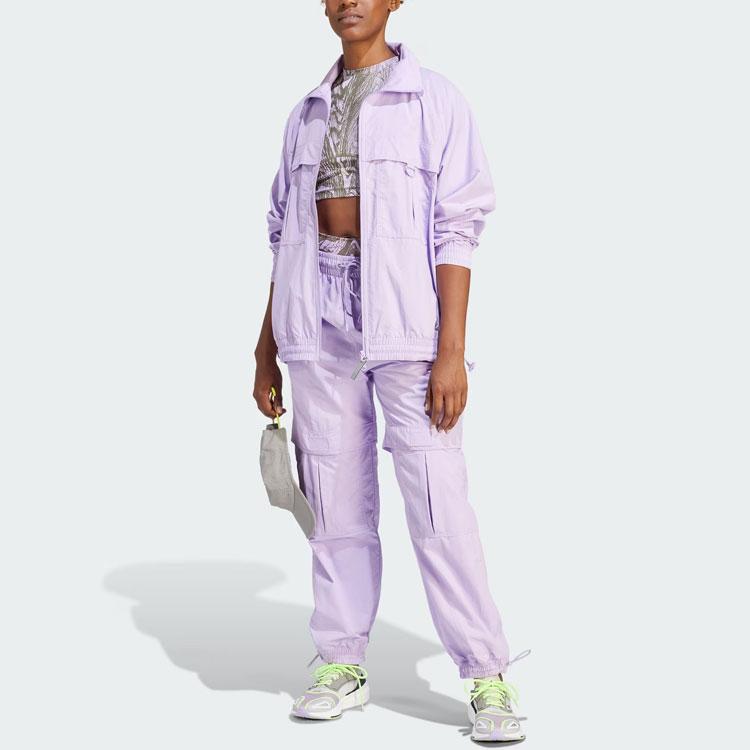 Adidas X Stella McCartney Truecasuals Solid Track Jacket Women Jacket Pink Purple IL4180