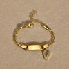 Stainless Steel Children'S Bracelet, Women'S Fashion 26 English Alphabet Jewelry, Simple Jewelry 798