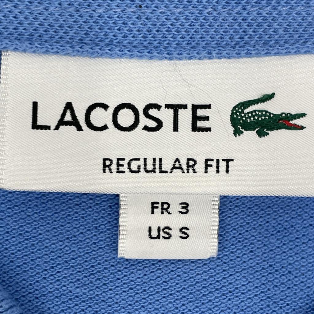 Lacoste Light Blue PH5522L Regular Fit Stretch Pari Polo Shirt tops 3 blueUsed