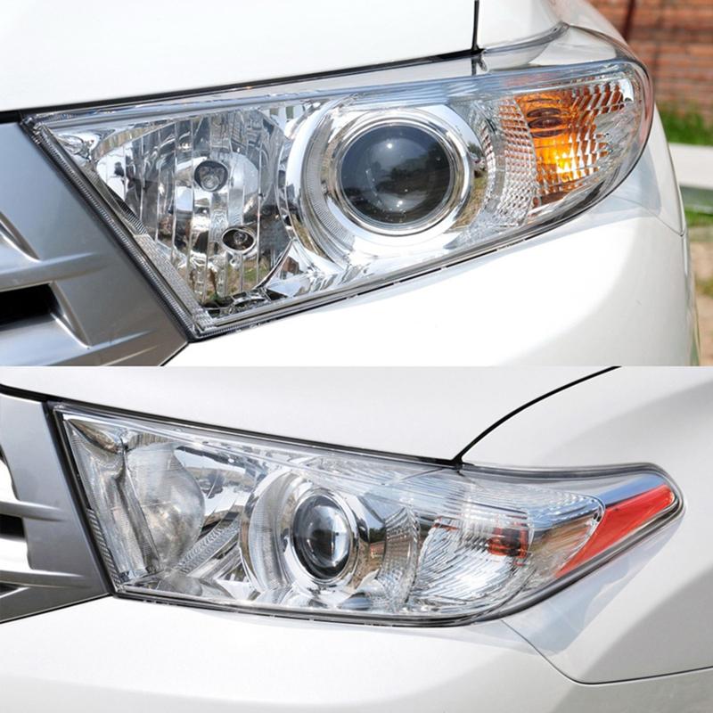 Car Front Headlight Cover Glass Lens Shell Case Head Light Lampshade Plexiglass Lamp Shell For Toyota Highlander 2012 2013 2014