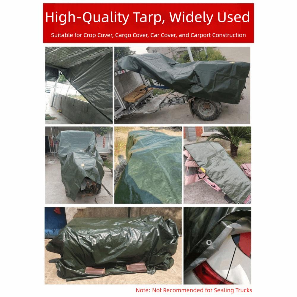 Waterproof Coating Rain Cover Canopy Grommet Eyelets Awning Cover  Garden Backyard