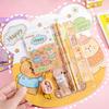 6Pcs/Set Kids Cartoon Stationery Set with 2 Pencils Eraser Sharpener Ruler Notebook Students School Supplies Classroom Prizes Children's Day Gifts