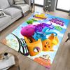 Hoppy Bunnies Adventure Carpet For Playroom Bedroom Living Room Sofa Home Decorkids Game Area Rug Nonslip Floor Mat
