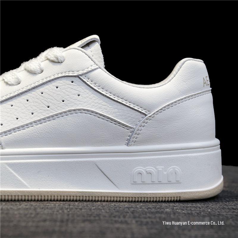 Damen Weiße Vielseitige Sneaker - Frühling/Herbst, Atmungsaktiv, Dicke Sohle, Lässige Trendige Dad Shoes für 2025