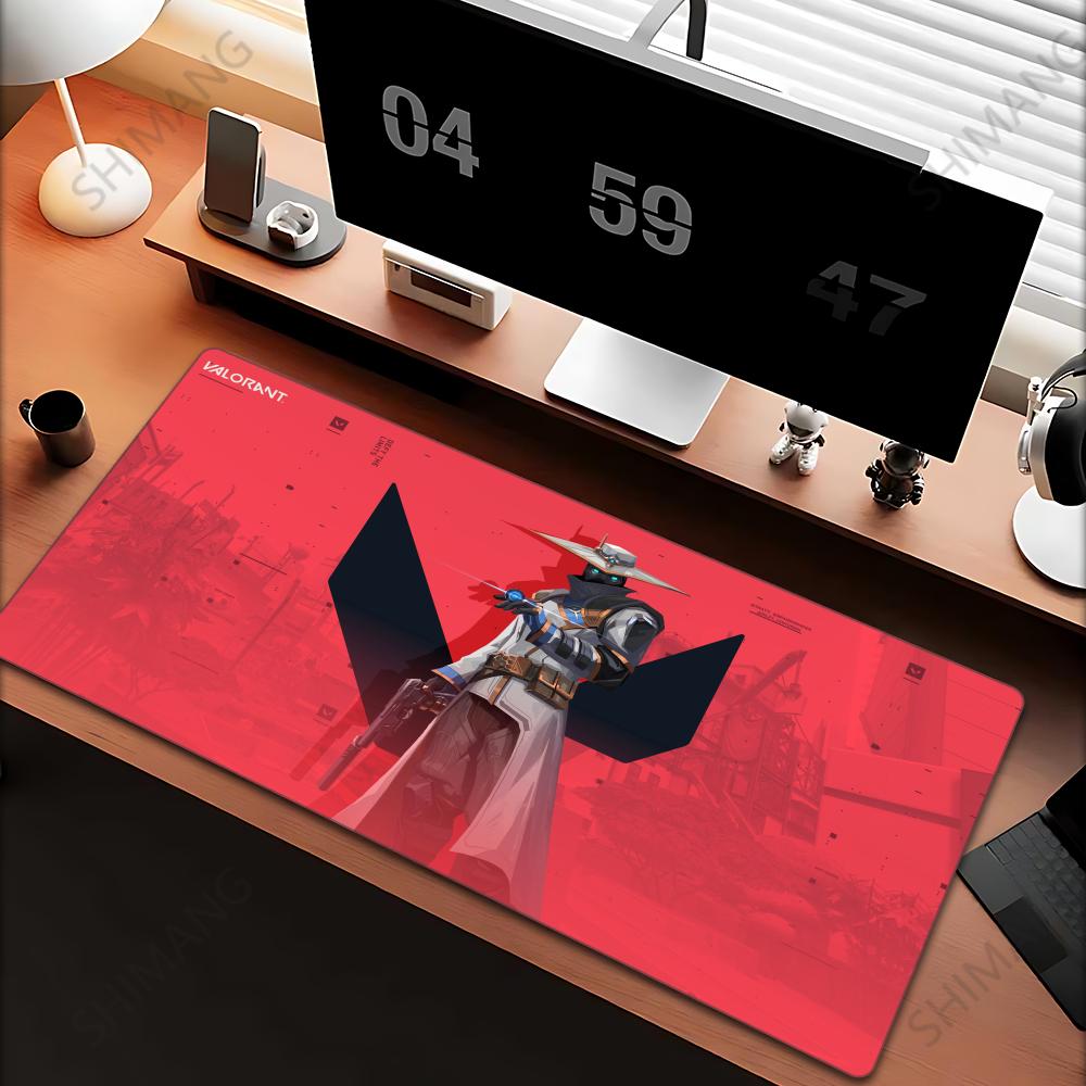 VALORANT Cypher Large Gaming Mouse Pad Computer Mousepad PC Gamer Laptop Mouse Mat Office Mausepad XXL Keyboard Mat Desk Pad