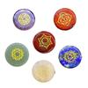 7 Chakra Natural Stone Healing Crystal Set - 25mm Polished Reiki Palm Pocket Gemstones, Solves Spiritual Balance & Meditation