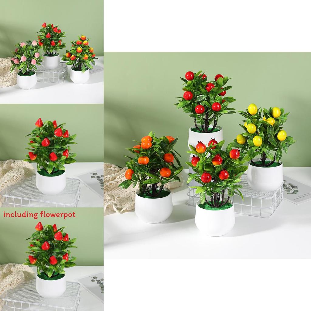 Artificial Plant Decoration With Plastic Craft For Home Office Decor