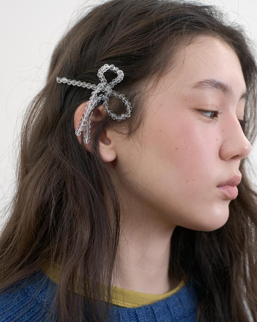 Nocontent 296. Ribbon Jewel Pin _ Light